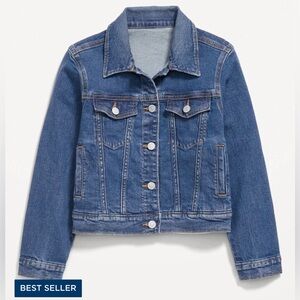 Old Navy Jean Trucker Jacket for Girls size L 10-12